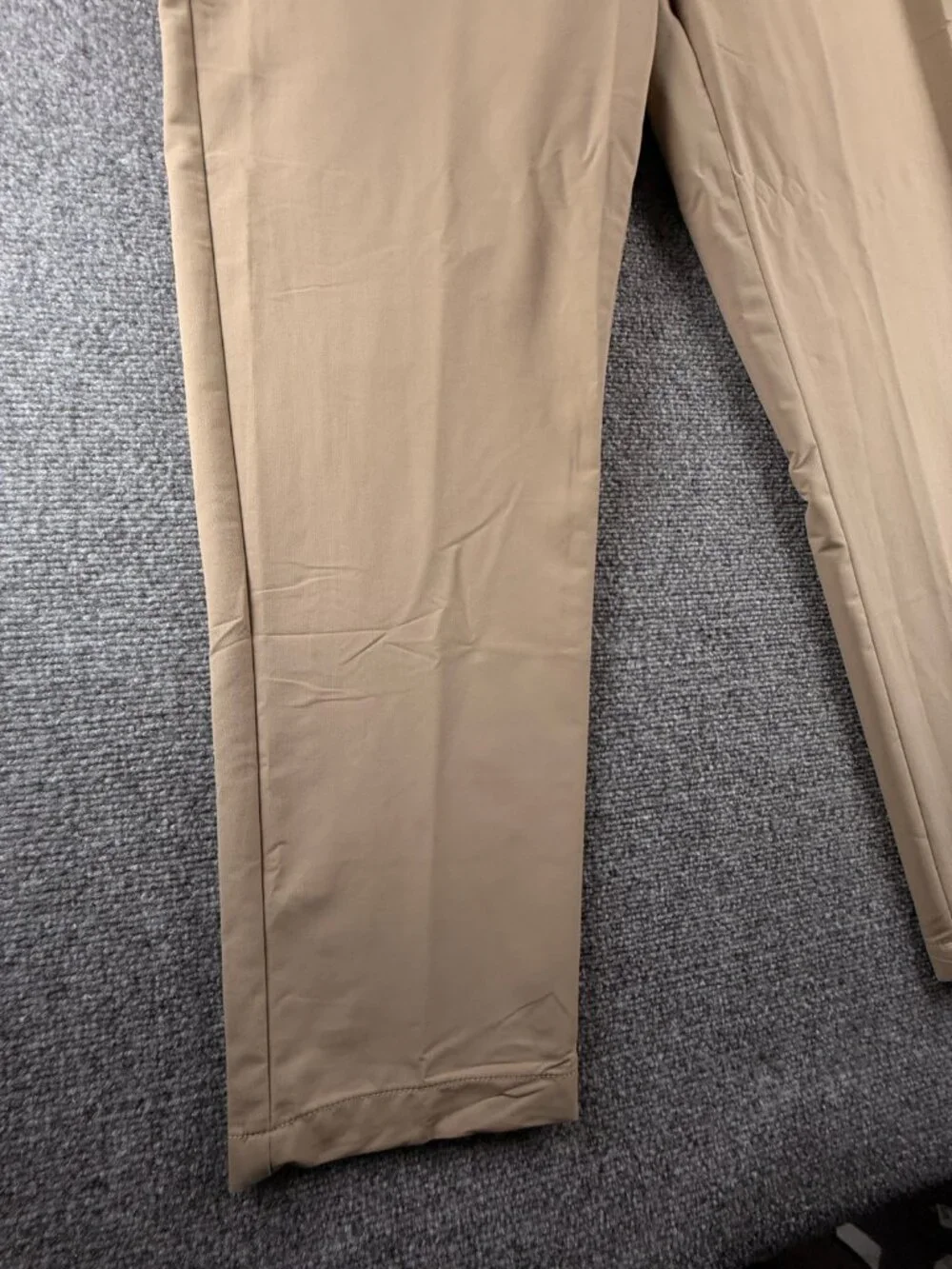 NWT Banana Republic Khaki Slim Chino Pants Flat Front Timber Wolf 38x30 Stretch